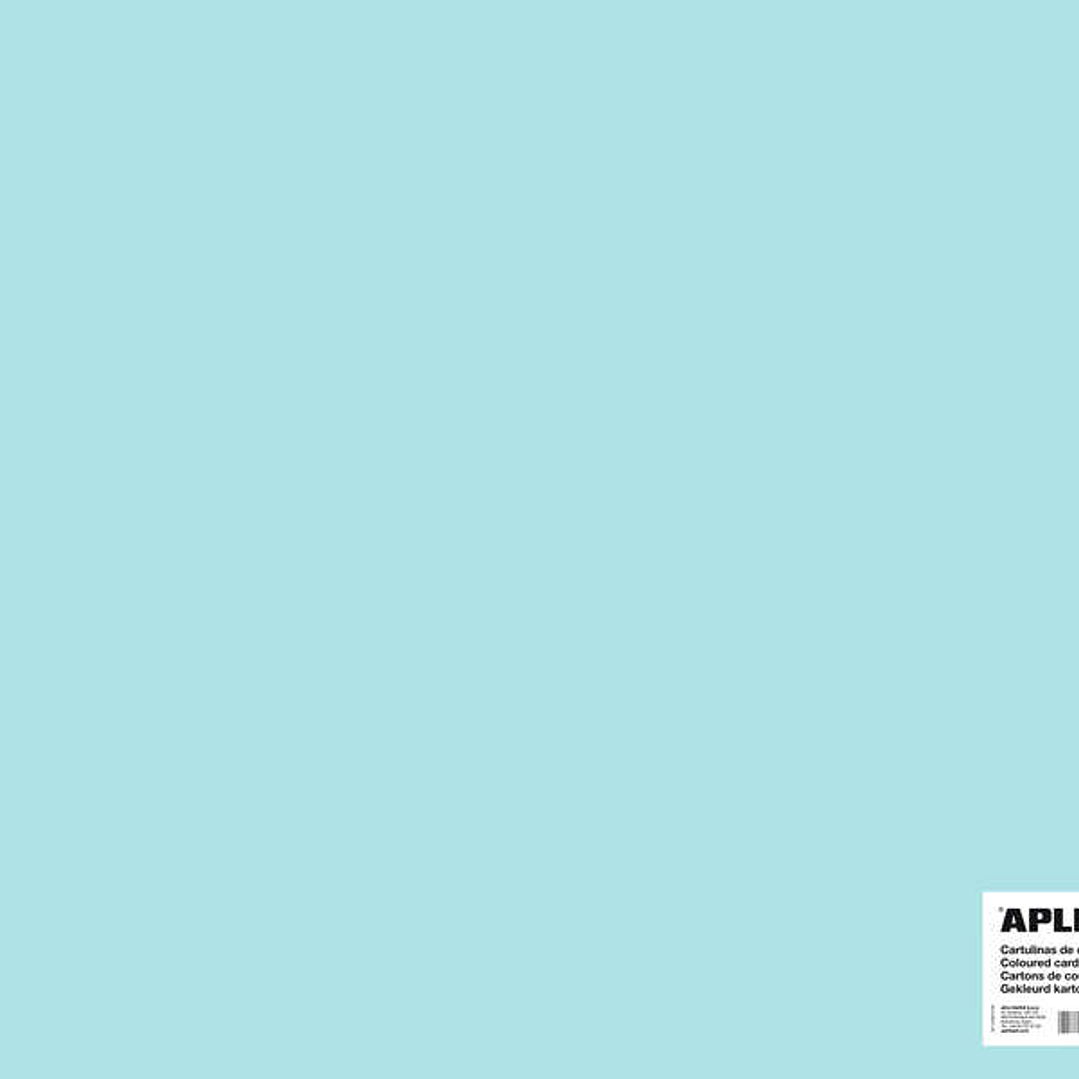 Apli Cartulina Azul Claro 50 x 65cm 170g 25 Hojas 1