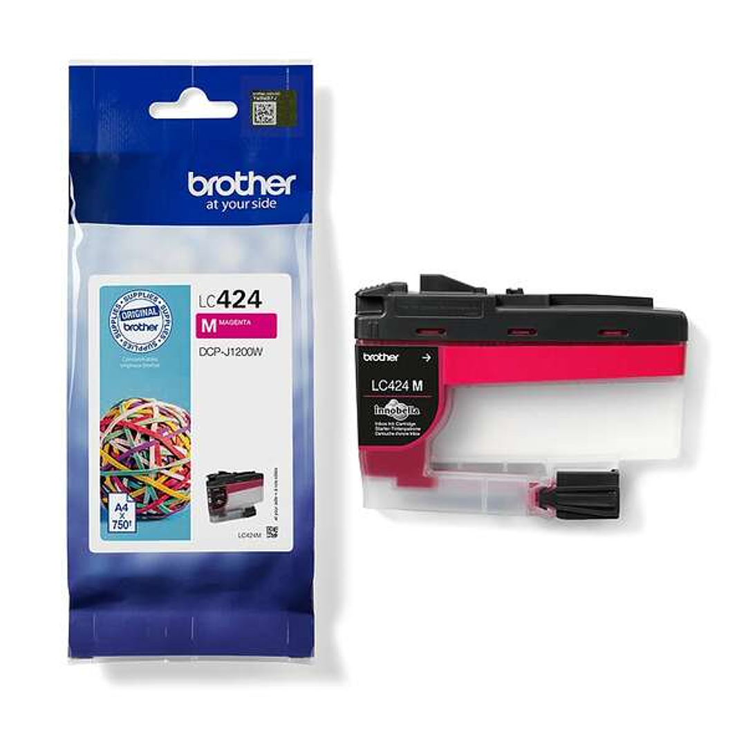 Brother LC424 Magenta Cartucho de Tinta Original - LC424M 1