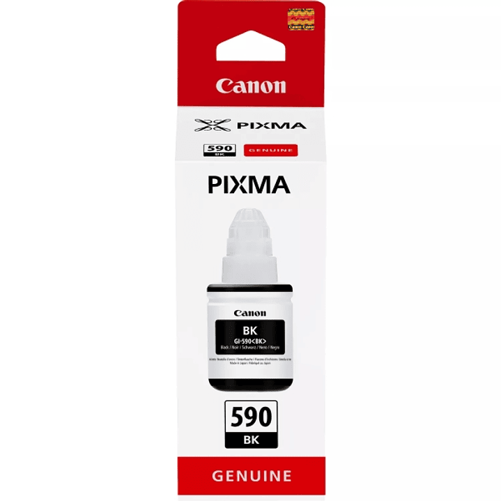 Canon GI590 Negro Botella de Tinta Original - GI590BK/1603C001 1