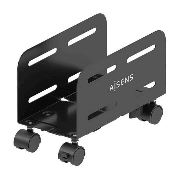 Aisens Soporte Metalico Ajustable de Suelo para CPU - Color Negro 1