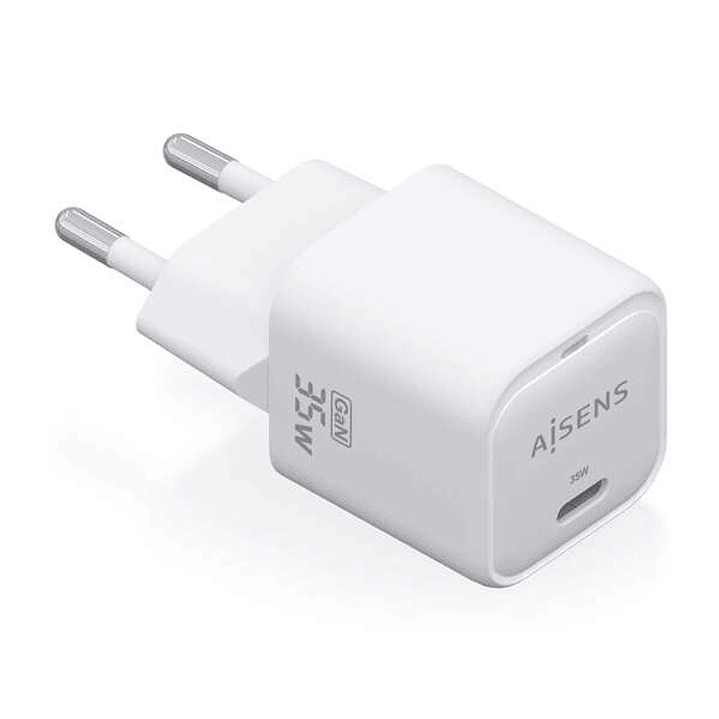 Aisens Cargador GAN 35W - 1xUSB-C PD3.0 QC4.0 1