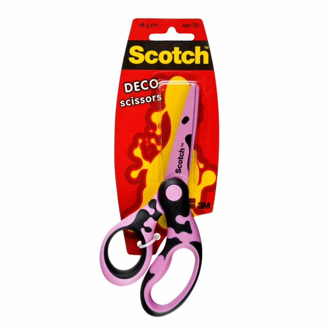 Scotch Deco Tijeras Infantiles 16.5cm - Acero Inoxidable - Punta Redondeada - Colores Surtidos Aleatorios 1