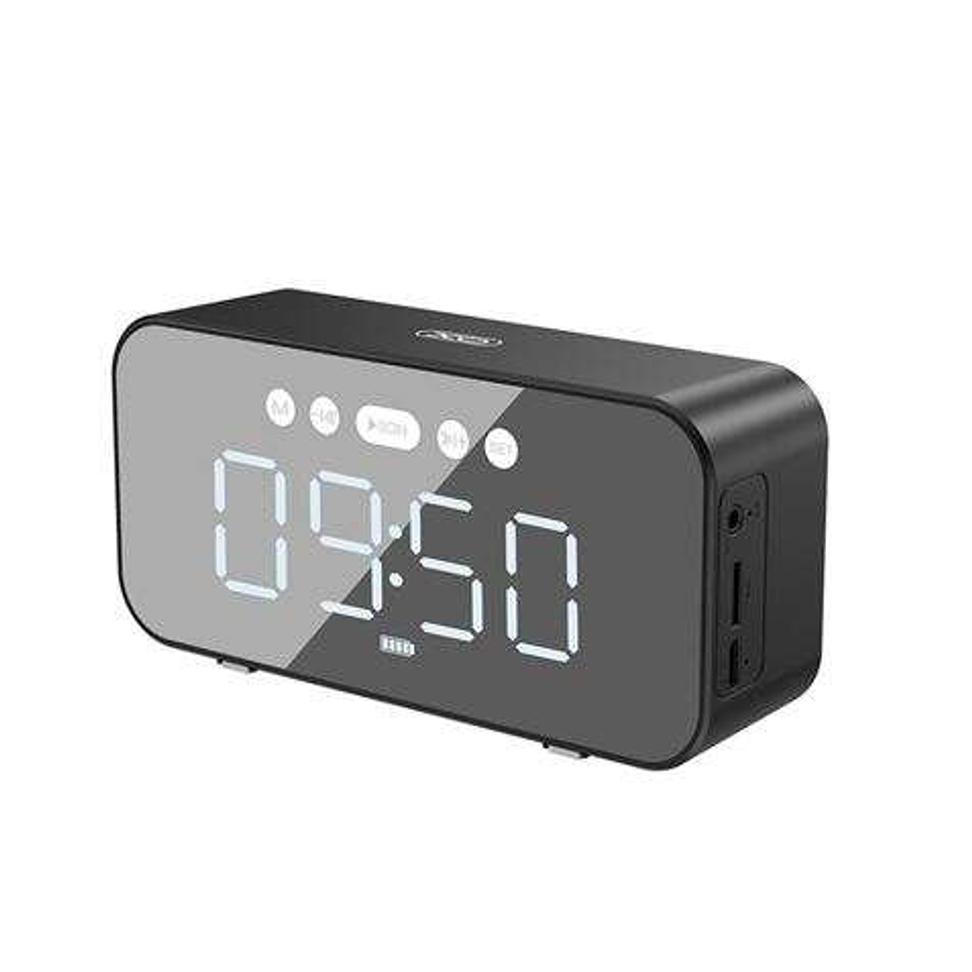 XO Altavoz Bluetooth Mirror Clock F41 - Color Negro 1