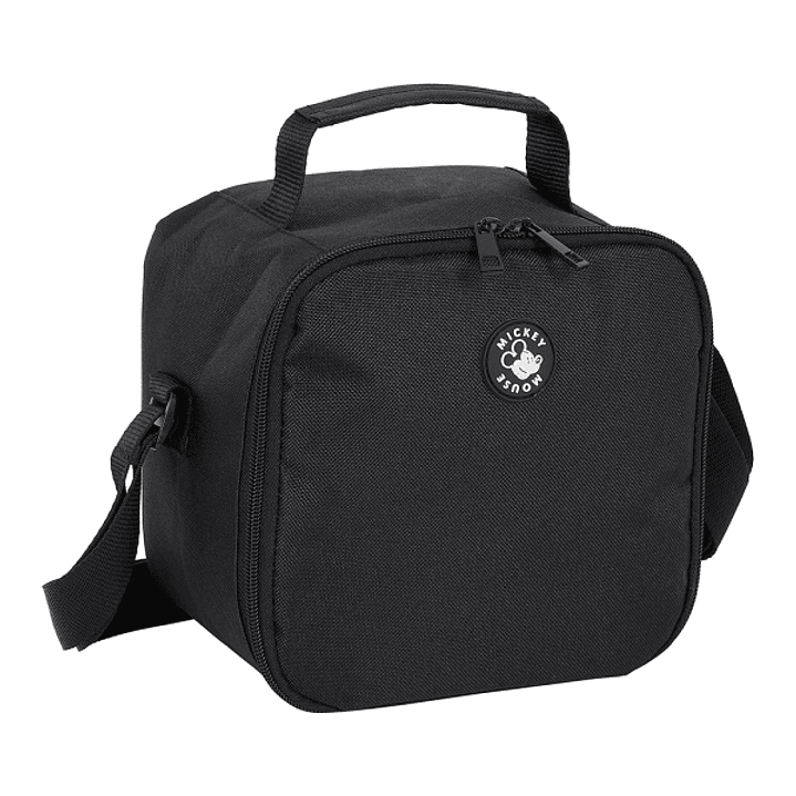Safta Mickey Bolsa Isotermica Porta Alimentos 4.4L - Cremallera - Interior Forrado de Aluminio - Bandolera Ajustable - Repelente al Agua - Asa Superio 1