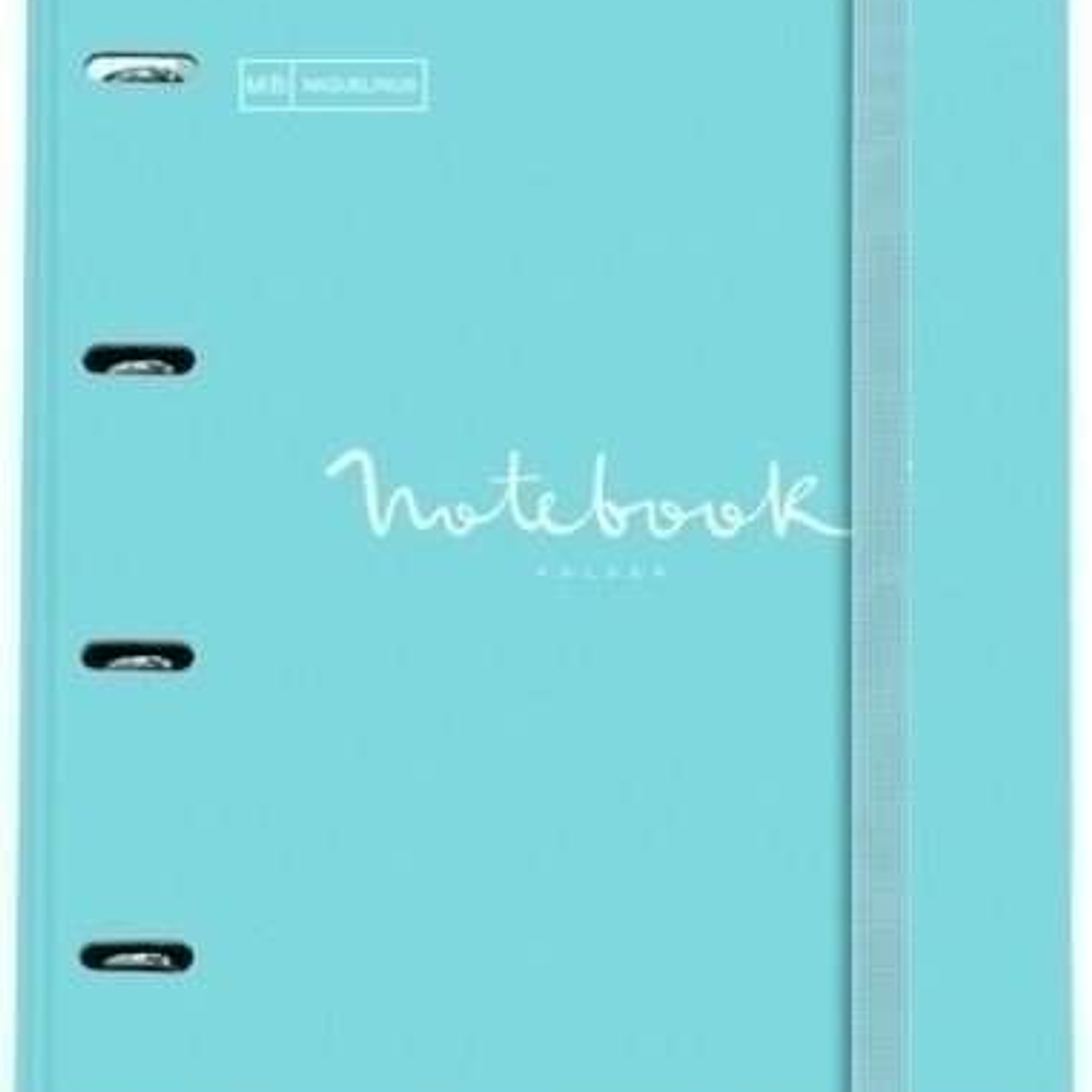 Miquel Rius Emotions Carpebloc 5 Archivador de 4 Anillas Formato A4 + Recambio de 100 Hojas con Banda en 5 Colores - Cubiertas de Carton Forrado - Cie 1