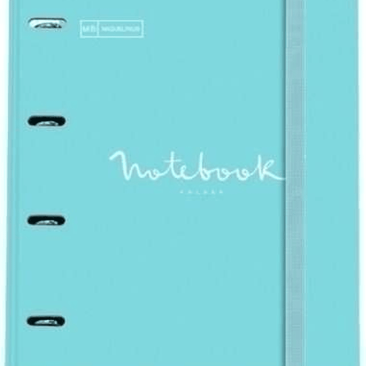 Miquel Rius Emotions Carpebloc 5 Archivador de 4 Anillas Formato A4 + Recambio de 100 Hojas con Banda en 5 Colores - Cubiertas de Carton Forrado - Cie 1