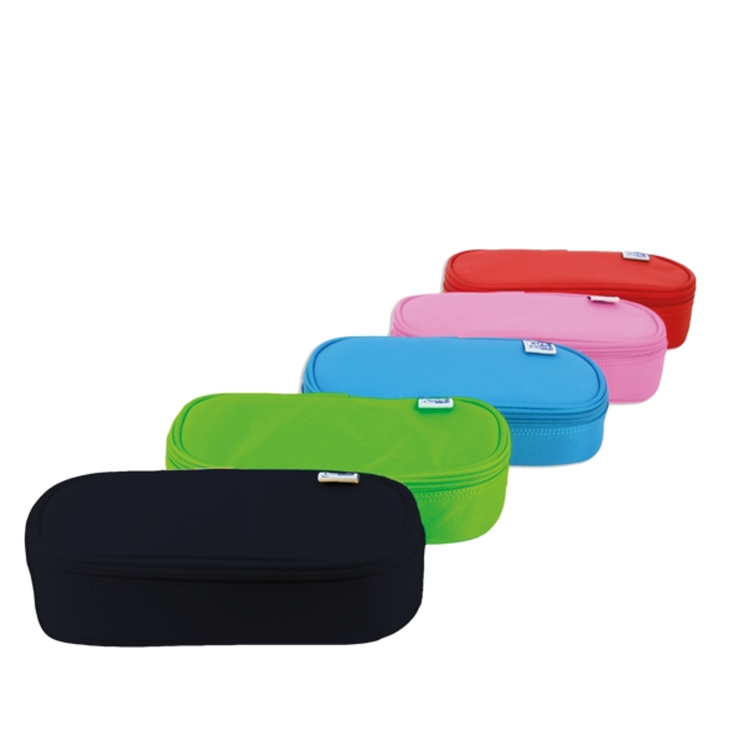 Oxford Kangoo Kids Estuche Cofre 23x11x6cm - Diseño Divertido y Colorido - Amplio Espacio de Almacenamiento - Ideal para Niños en Edad Escolar 1