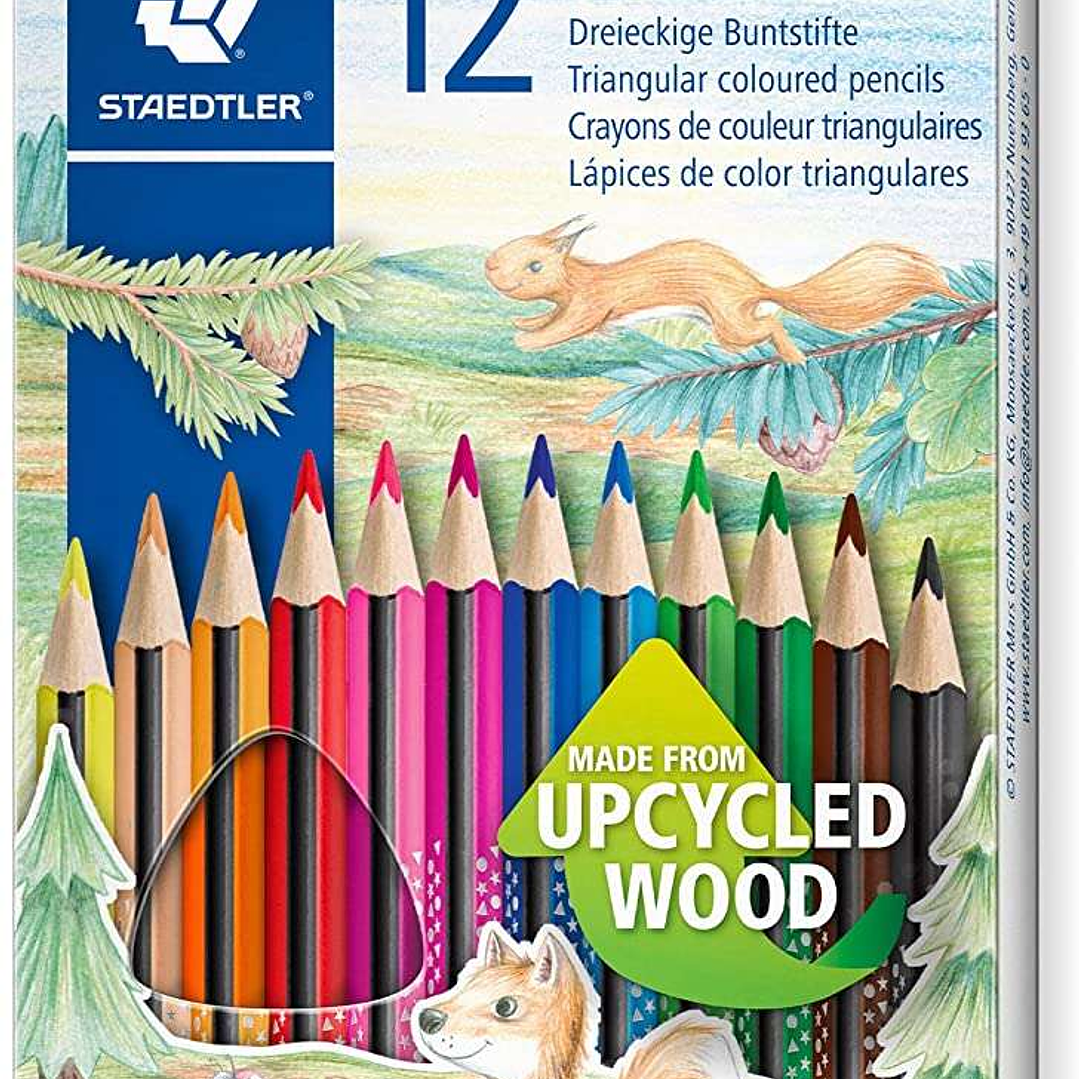 Staedtler Noris Colour 187 Pack de 12 Lapices Triangulares de Colores - Resistencia a la Rotura - Colores Surtidos 1