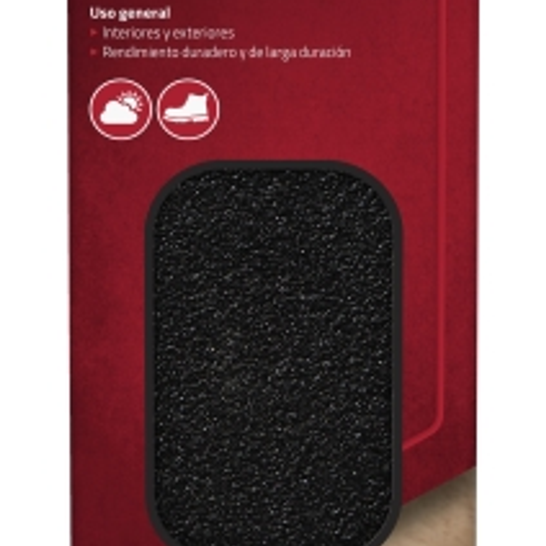 3M Safety-Walk Pack de 6 Tiras Adhesivas Antideslizantes - Uso en Interior y Exterior - 50.8mm x 228m - Color Negro 1
