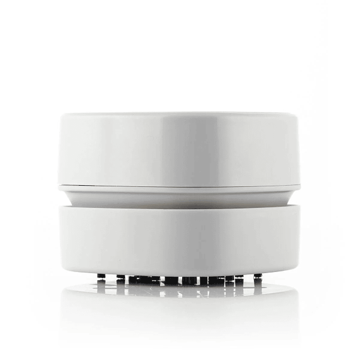 Innovagoods Micuum Mini Aspirador de Escritorio - Ideal para Mascotas - Facil Limpieza - Cepillos en la Base - 2 Pilas AA - Interruptor de Encendido - 1