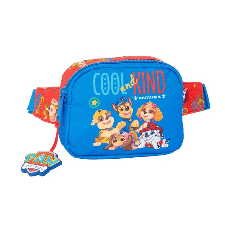 Safta Paw Patrol Cool Bolsa de Cintura - Cintas Ajustables - 0.62L - Material Resistente - 140x40x110mm - Color Azul 1