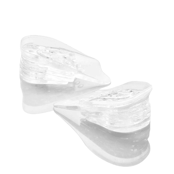 Innovagoods Pack de 10 Plantillas Elevadoras - Silicona - Antideslizante - Aumenta Estatura en 5.5cm - Color Transparente 1