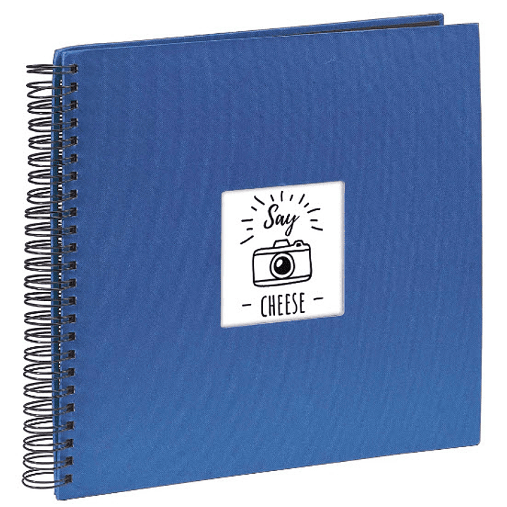 Hama Fine Art Album de Fotos con Espiral - 50 Paginas Negras - 36x32cm - Color Azul 1