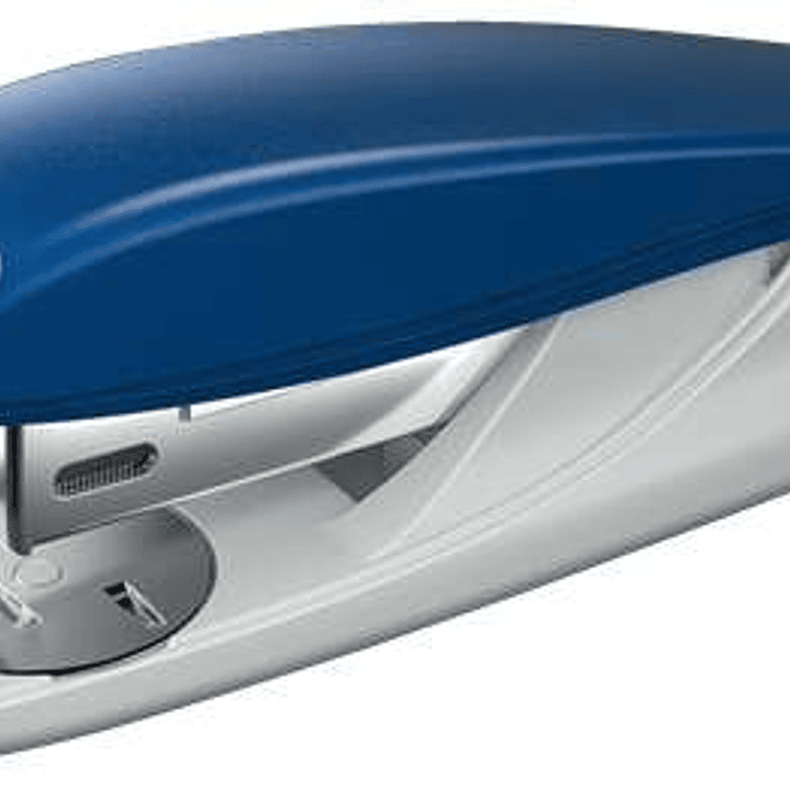 Petrus 210 Grapadora - Hasta 25 Hojas - Extraegrapas Integrado - Grapado Abierto, Cerrado y Clavado - Color Azul 1