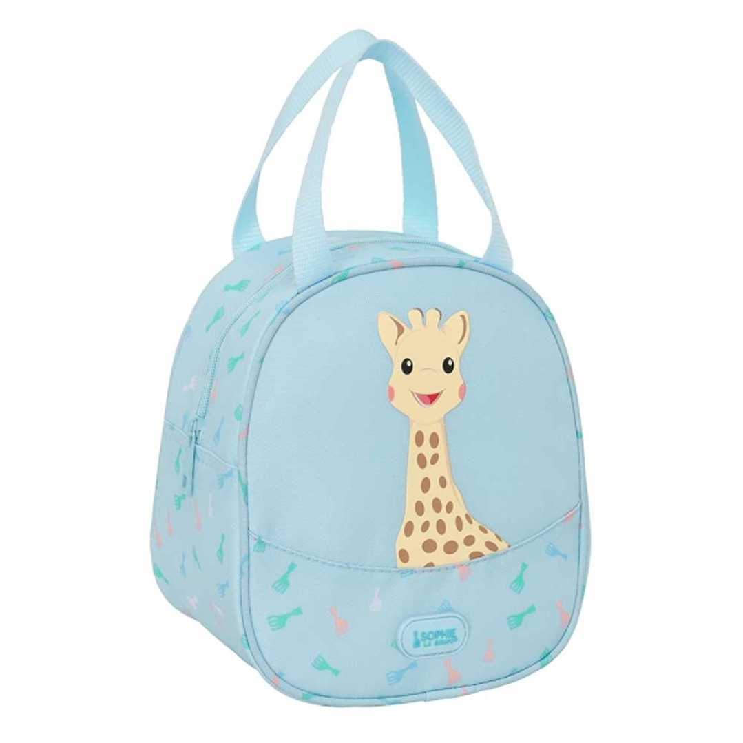 Safta Sophie la Girafe Dreams Neceser Termo de 5.85L - Interior Forrado en Aluminio - Repelente al Agua - Asa Superior - 190x140x220mm - Color Azul Cl 1