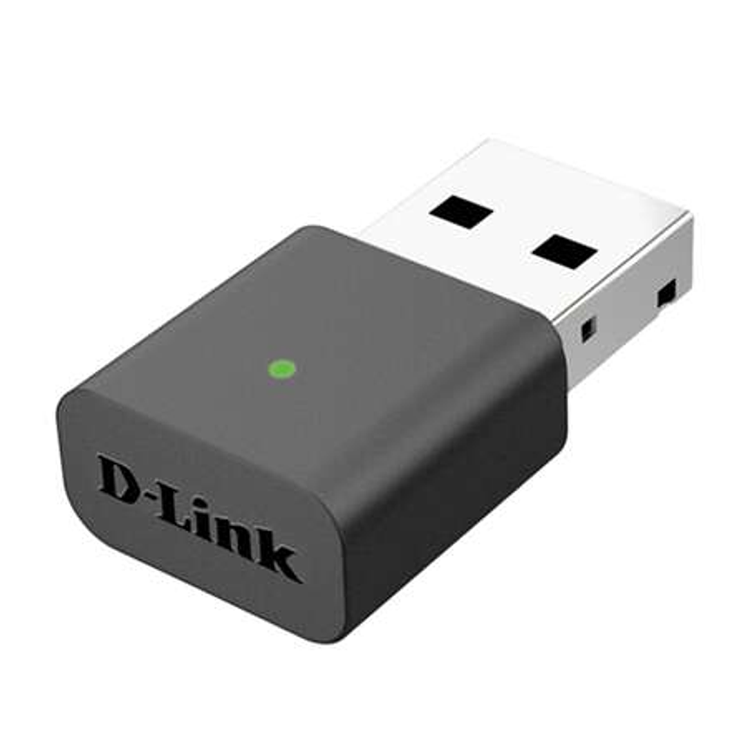 D-Link Adaptador Nano USB WiFi Inalambrico - Hasta 300Mbps - WPS 1