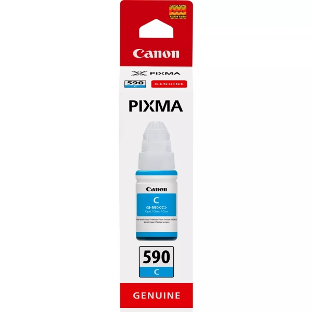 Canon GI590 Cyan Botella de Tinta Original - GI590C/1604C001 1