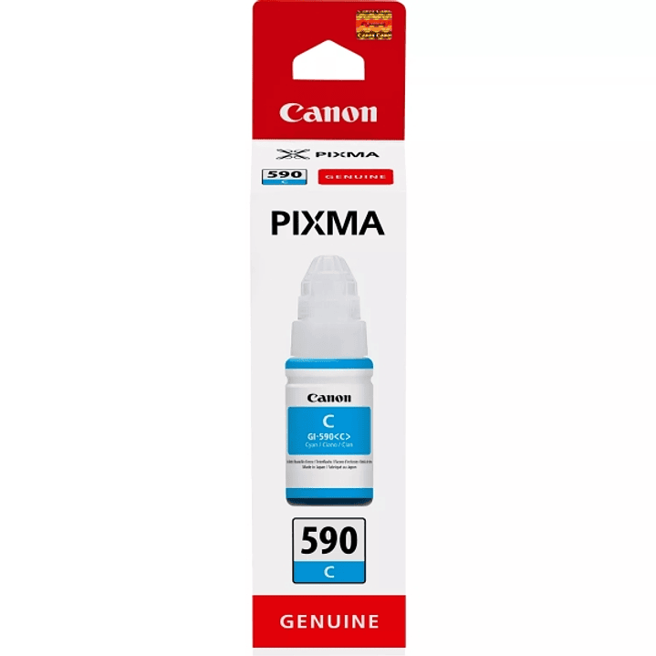 Canon GI590 Cyan Botella de Tinta Original - GI590C/1604C001 1