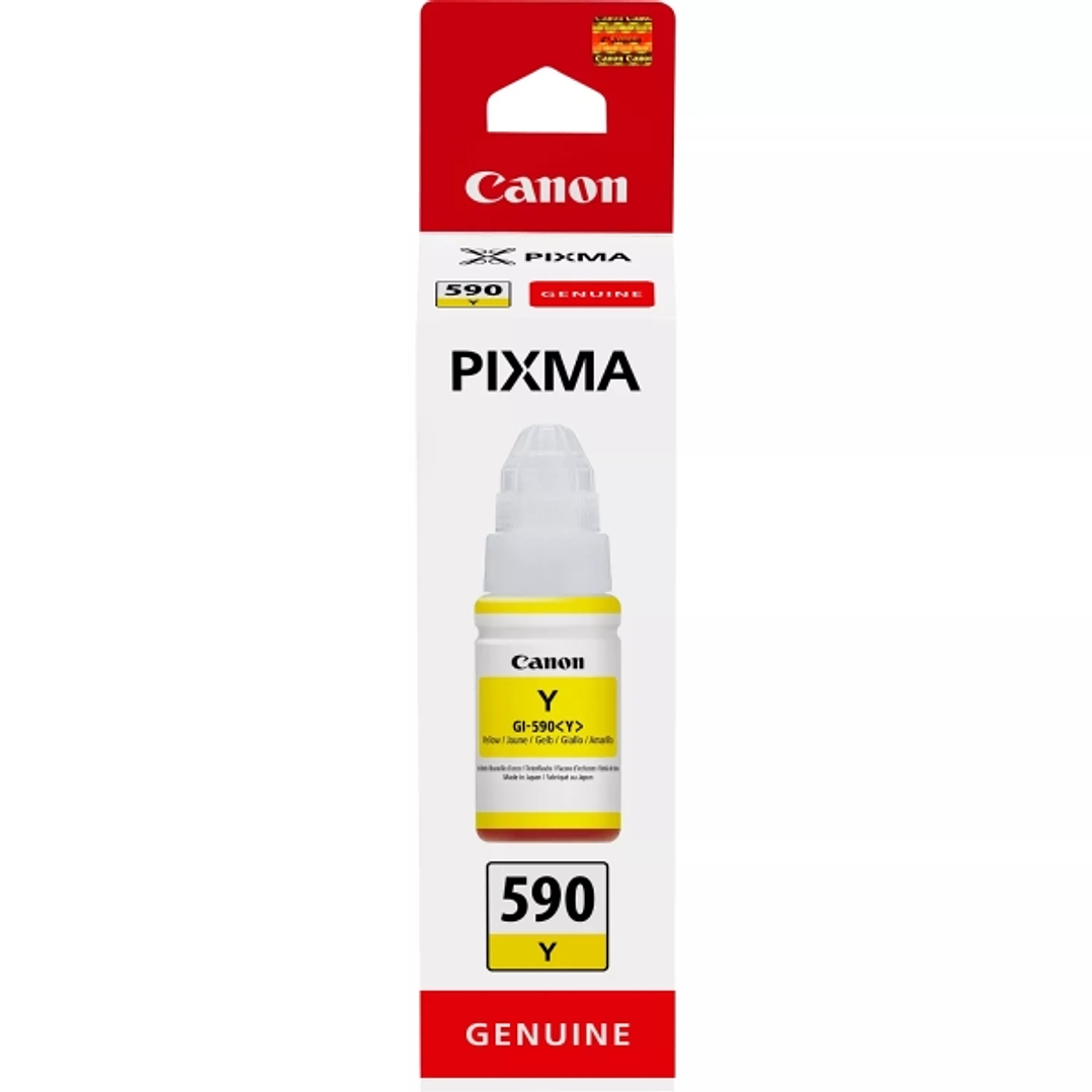 Canon GI590 Amarillo Botella de Tinta Original - GI590Y/1606C001 1