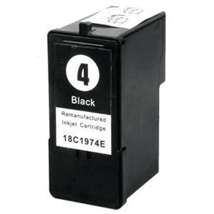 Lexmark 4 Negro Cartucho de Tinta Generico - Reemplaza 18C1974E 1