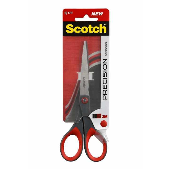 Scotch Tijeras de Precision - 18cm - Color Negro/Rojo 1