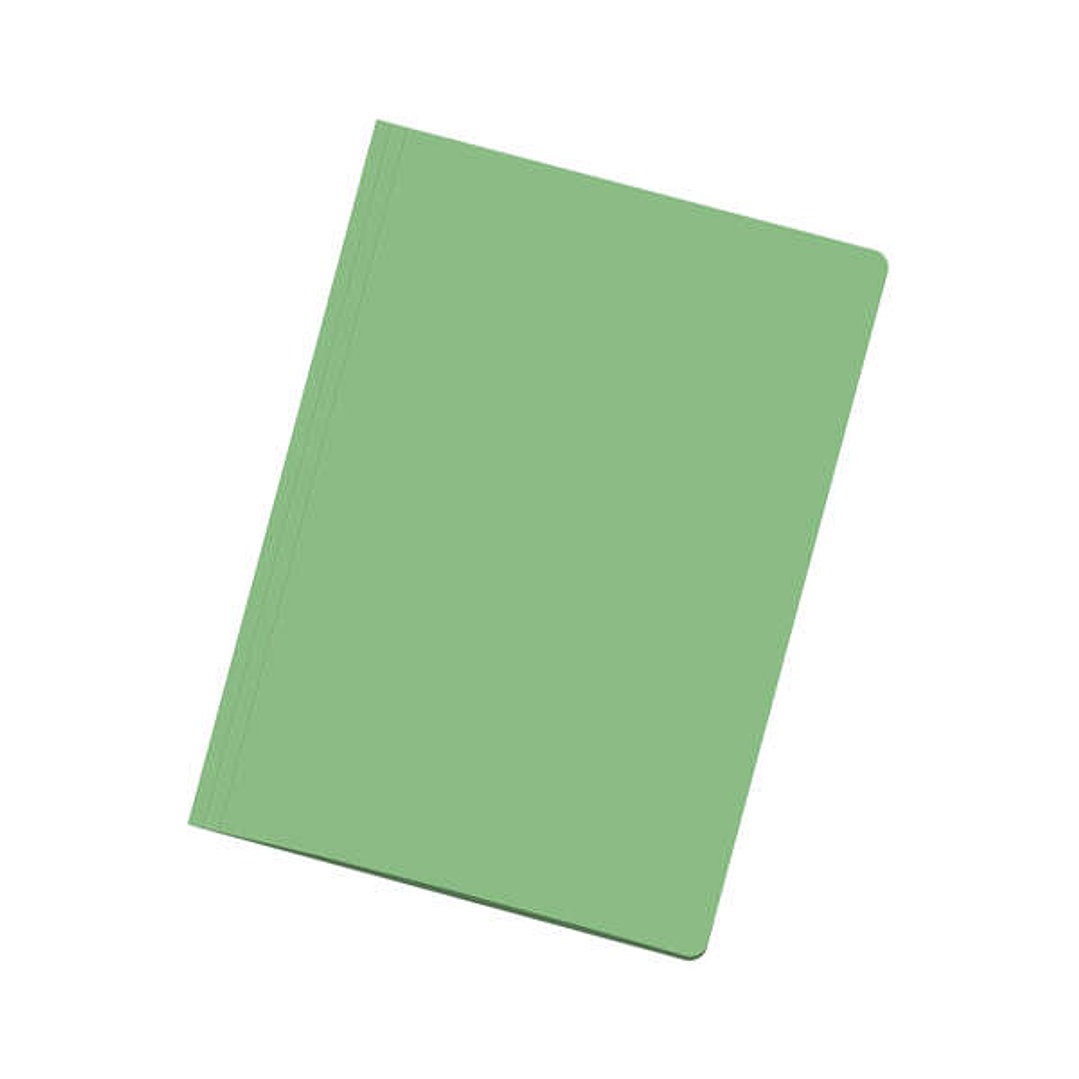 Dohe Pack de 50 Subcarpetas de Cartulina de 180gr A4 - Con Ranura para Fastener - Resistente y Duradera - Ideal para Organizar Documentos - Color Verd 1