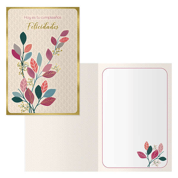 Dohe Pack de 6 Tarjetas de Felicitacion de Cumpleaños - 11.5x17cm - Impresion a Todo Color - Estampaciones con Pelicula de Color - Estampacion en Seco 1