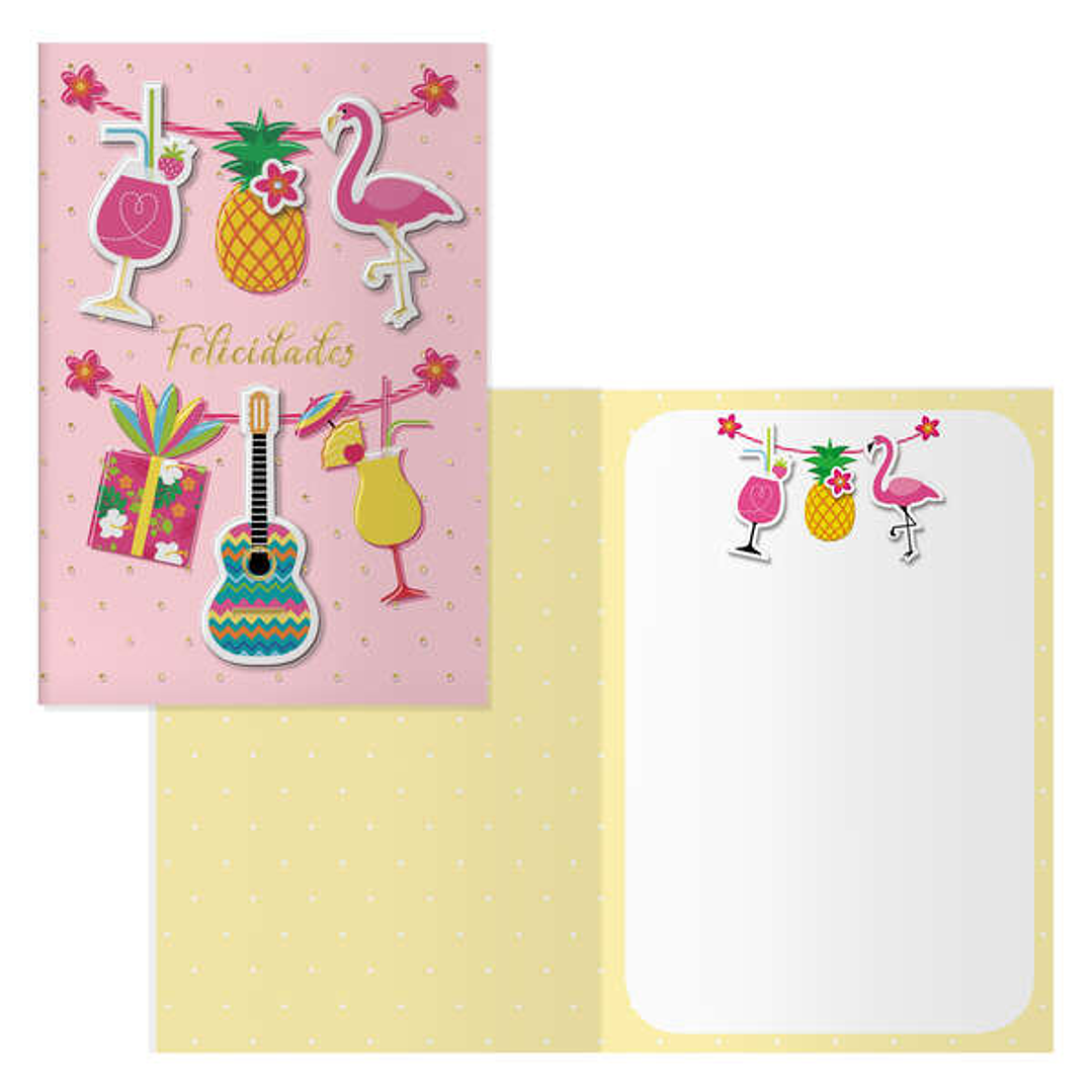 Dohe Pack de 6 Tarjetas de Felicitacion de Cumpleaños - 11.5x17cm - Impresion a Todo Color - Estampaciones con Pelicula de Color - Estampacion en Seco 1