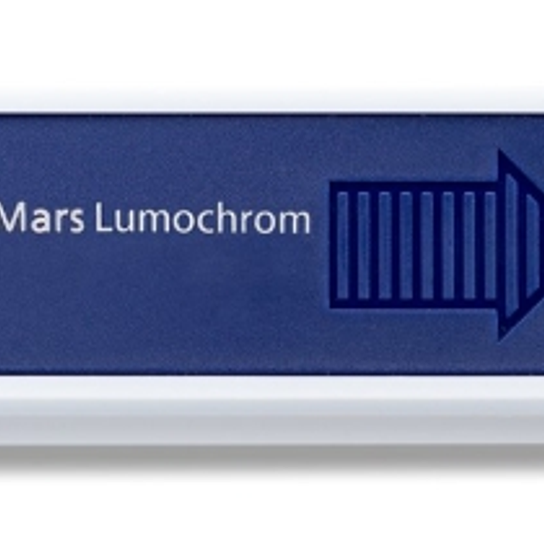 Staedtler Mars Lumochrom 204 Pack con 12 Minas de Dibujo - Mina de 2mm - Longitud de 130mm - Color Azul 1