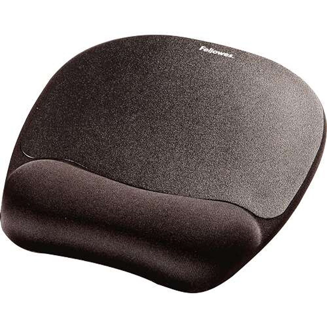 Fellowes Alfombrilla con Reposamuñecas Espuma Memory Foam - Confort Excepcional - Color Negro 1