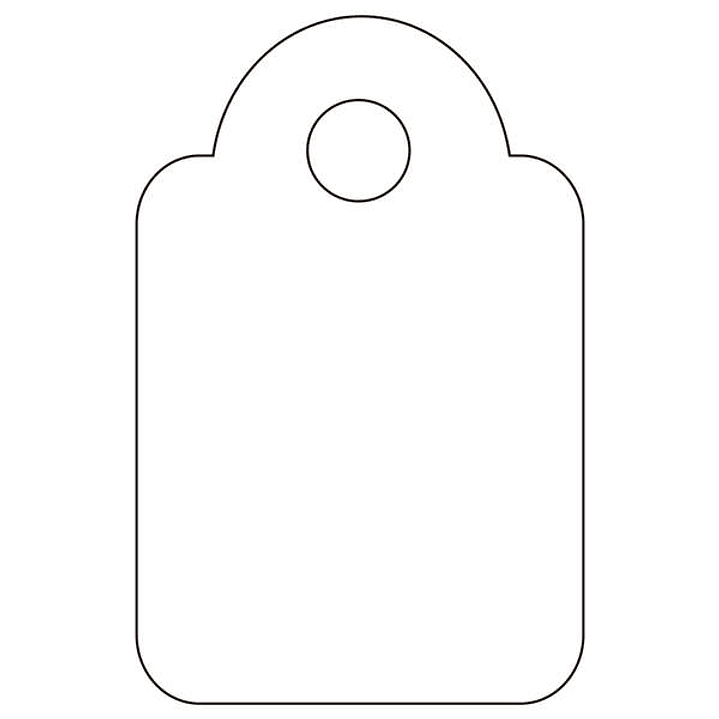 Apli Etiquetas Colgantes Blancas 13 x 20mm 1.000 U. 1