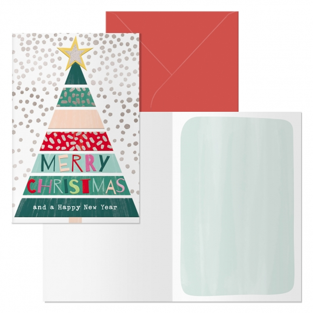 Dohe Natale Pack de 6 Tarjetas de Felicitacion Navideña con Sobre - Tamaño Cerrada 11.5x17cm, Abierta 23x17cm - Papel Offset - Impresas a todo Color 1