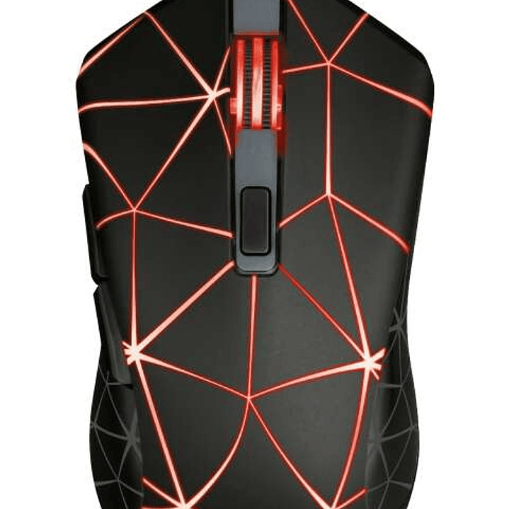 Trust Gaming GXT 133 Locx Raton USB 4000dpi - 6 Botones - Iluminacion LED - Cable Trenzado de 1.80m - Uso Ambidiestro - Color Negro 1