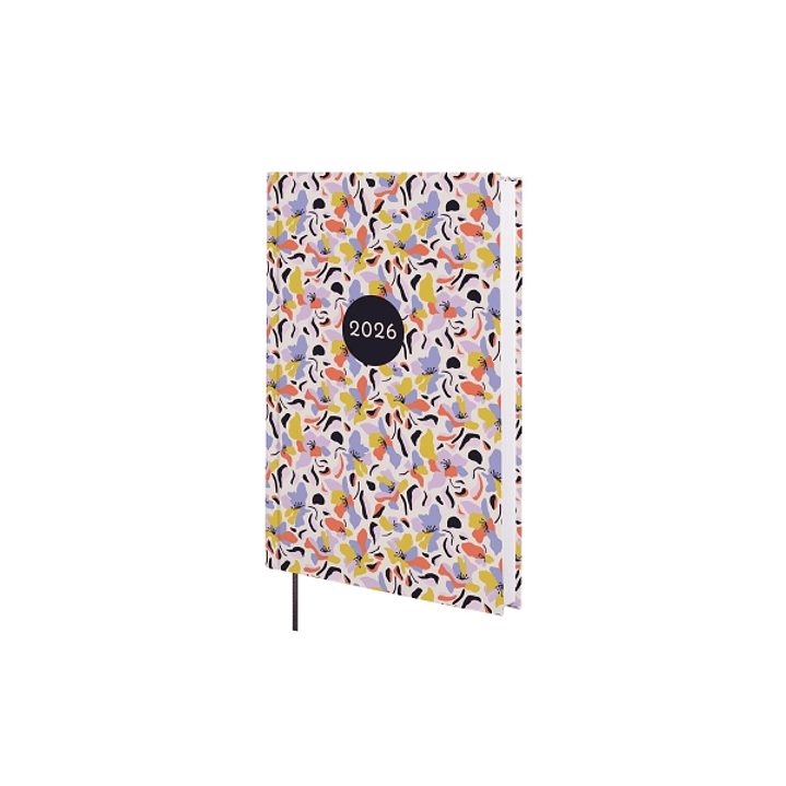 Finocam Dynamic Porto Design Agenda en Catalan - Anual 2026 - Tapa Dura - Formato Y10 - 145x23x210mm - 1 Dia por Pagina - Tematica de Flores 1