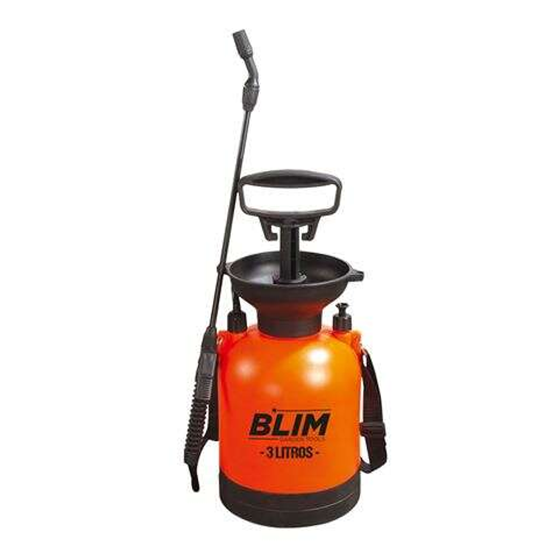 Blim Sulfatadora/Pulverizador de Mano 3L - Bomba con Presion hasta 3 bar - Boquilla Regulable - Correa para Colgar al Hombro 1