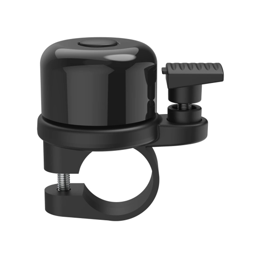 Hama Airbell Timbre de Bicicleta - 2.2cm de Diametro - Soporte para Air Tag - Color Negro 1