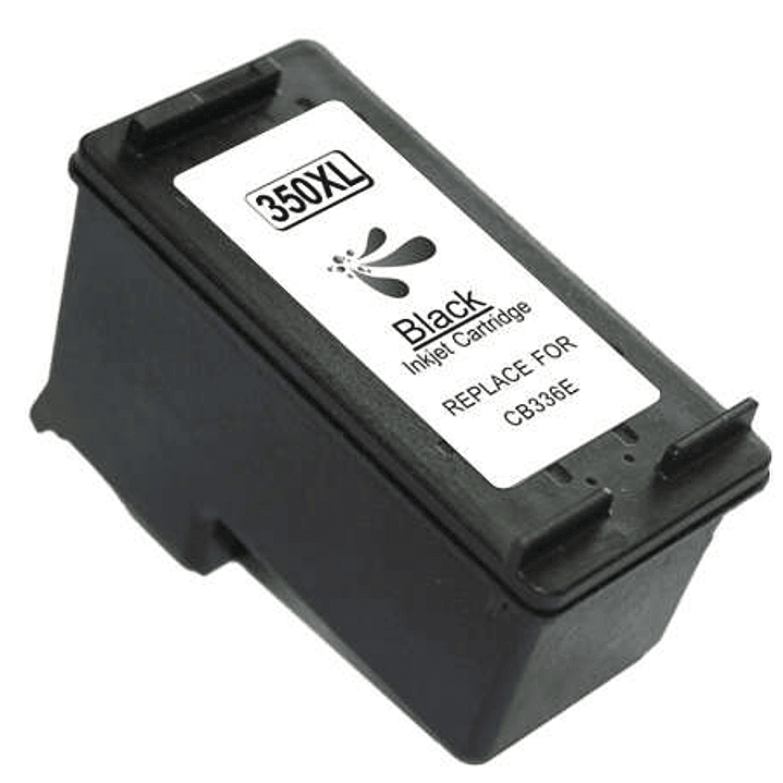 Remanufacturado HP 350XL Negro Cartucho de Tinta - Reemplaza CB336EE/CB335EE 1