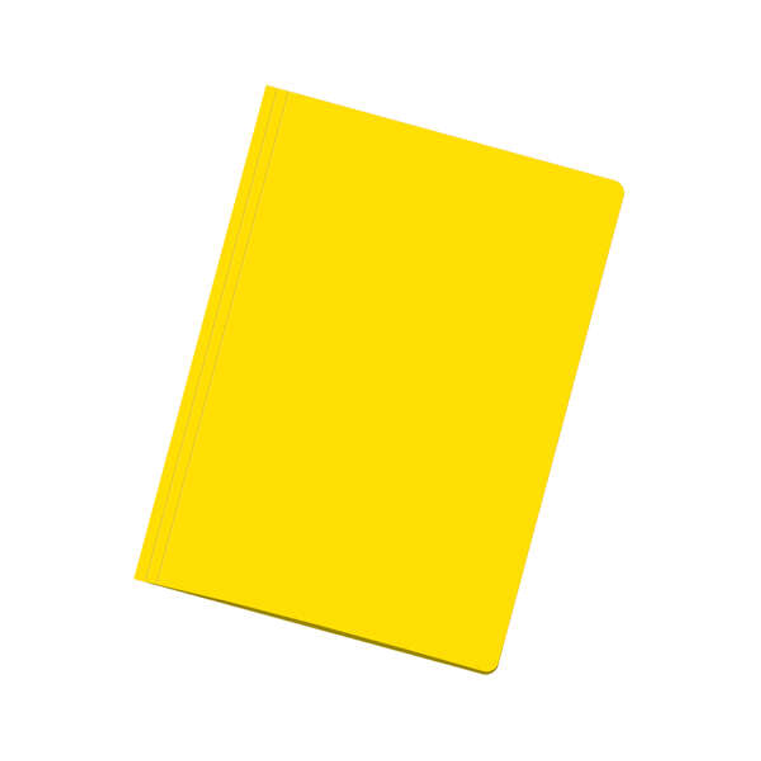 Dohe Pack de 50 Subcarpetas de Cartulina de 180gr A4 - Con Ranura para Fastener - Resistente y Duradera - Ideal para Organizar Documentos - Color Amar 1