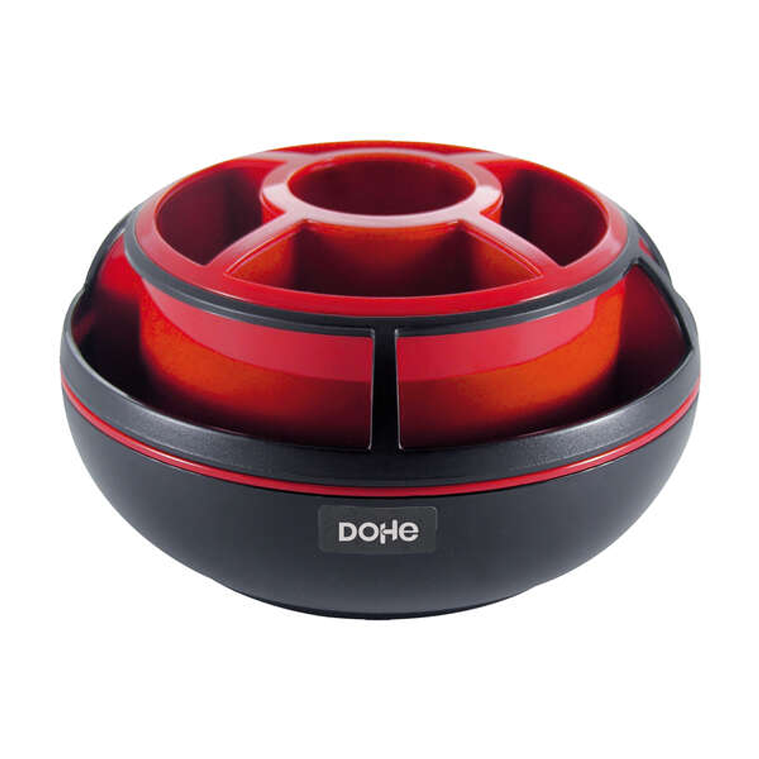 Dohe Organizador de Sobremesa Giratorio - Material de Maxima Calidad - Libre de Metales Pesados - Ideal para Ordenar Utensilios 1