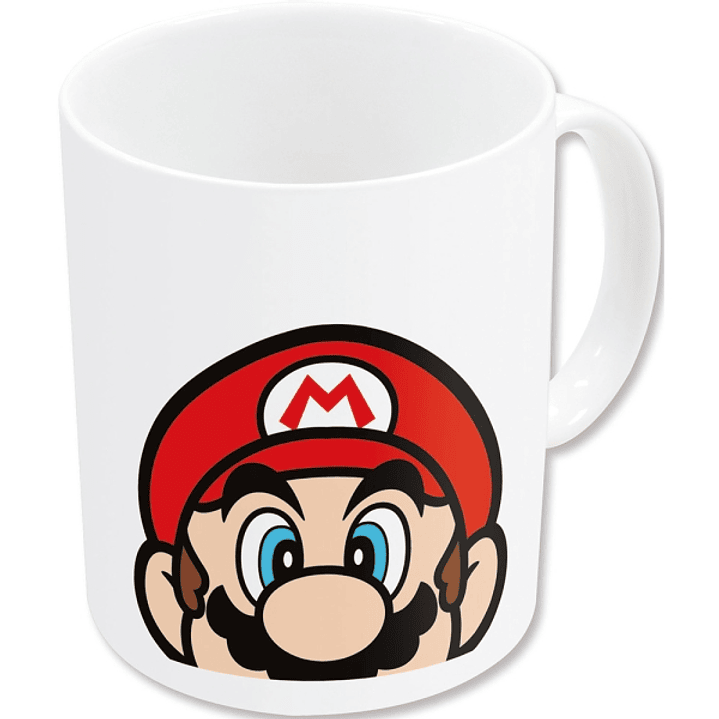 Safta Super Mario Taza Ceramica de 325ml - Color Blanco 1