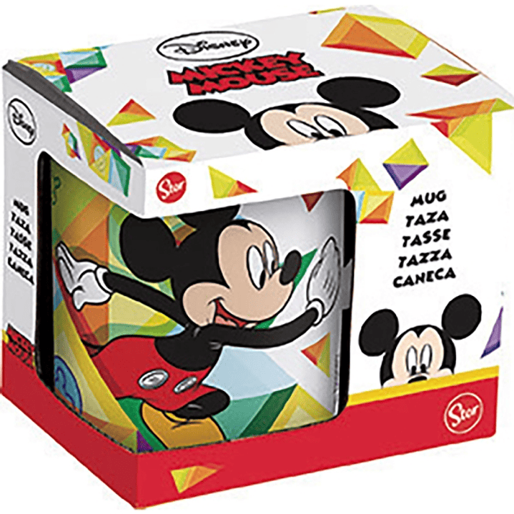 Safta Mickey Mouse Happy Smiles Taza Ceramica de 325ml - Apta para Lavavajillas - Apta para Microondas - Multicolor 1