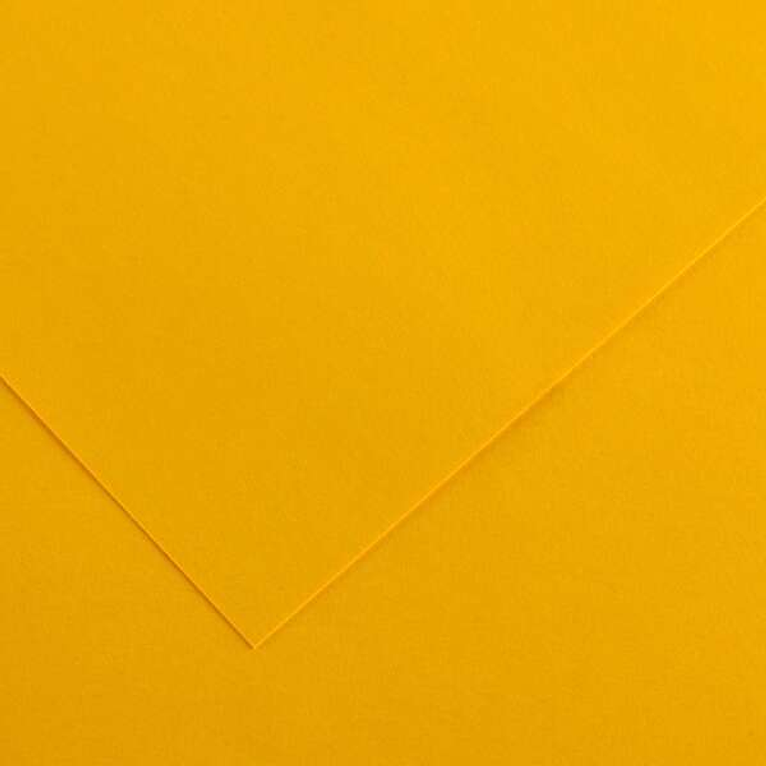 Canson Guarro Pack de 25 Cartulinas Iris de 185g - 50x65cm - Color Gualda 1