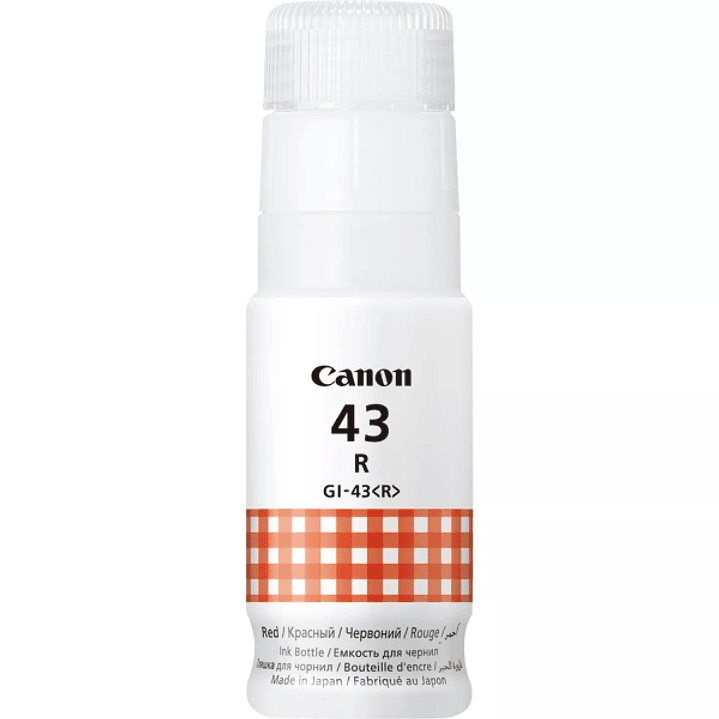 Canon GI43 Rojo Botella de Tinta Original - GI43R/4716C001 1