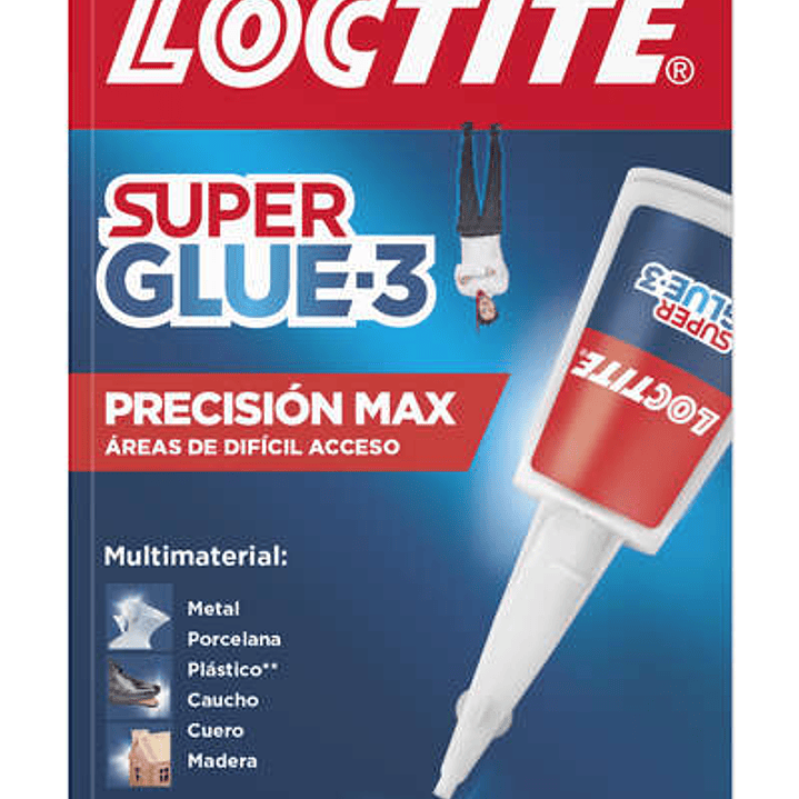 Loctite Superglue-3 Precision Max 10gr - Adhesivo Liquido Transparente - Boquilla Extralarga - Secado Rapido - Resistente al Agua y a Temperaturas Ext 1