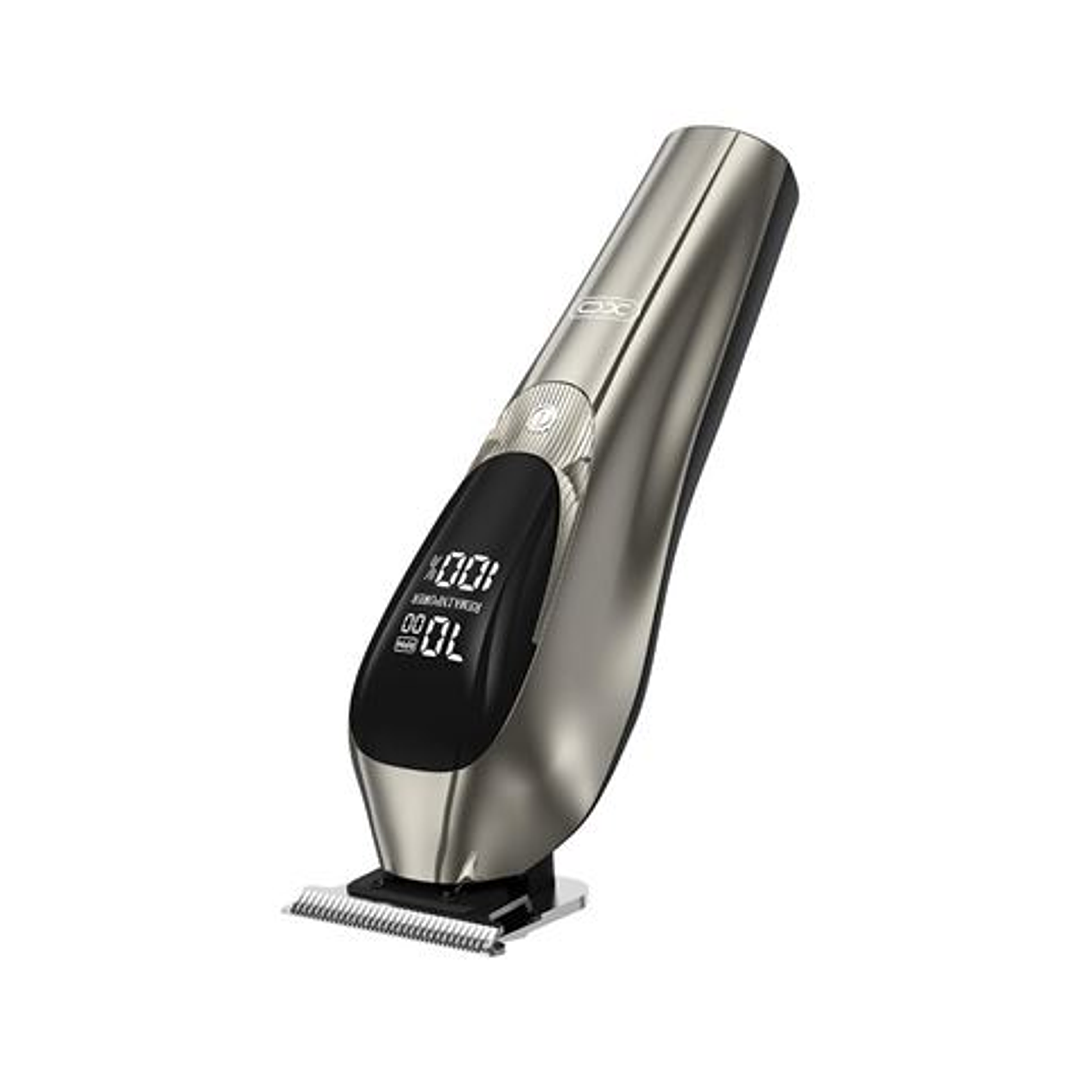 XO CF41 Cortapelos - Display Indicador - Bateria 600mah - Hasta 7000rpm - Autonomia 60Min - 3 Velocidades - Carga Por USB-C - IPX6 - Color Gris 1
