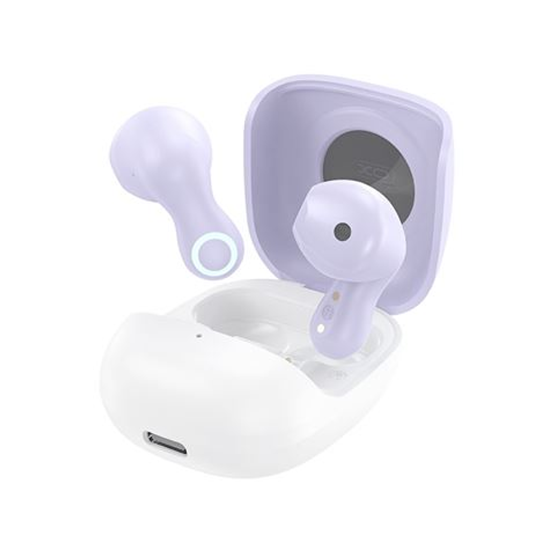 XO G28 Auriculares TWS - Bluetooth - Color Violeta 1