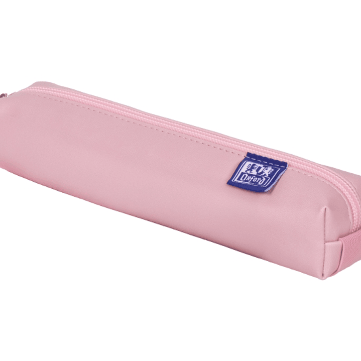 Oxford Kangoo & You Estuche Cuadrado Pequeño - Fabricados en Napa - Goma Elastica para unirlo al Cuaderno - Color Rosa 1