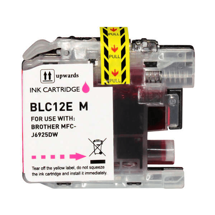 Brother LC12E Magenta Cartucho de Tinta Generico - Reemplaza LC12EM 1