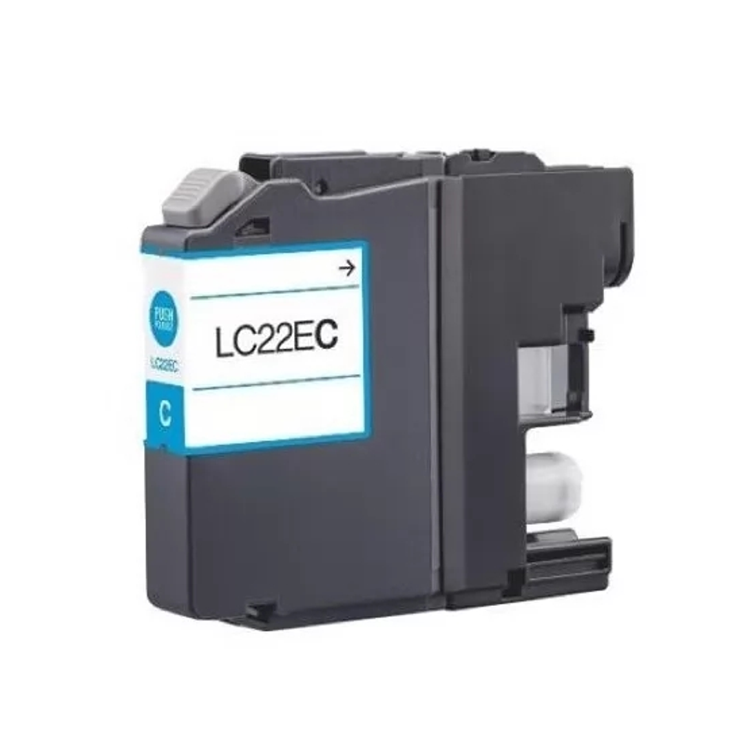 Brother LC22E Cyan Cartucho de Tinta Generico - Reemplaza LC22EC 1