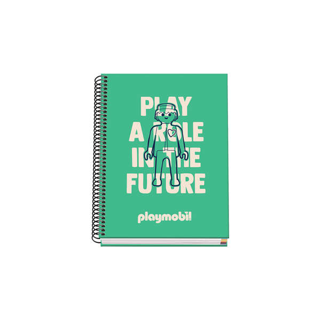 Dohe Cuaderno Espiral Tapa Dura A5 - 162x210mm - Cubierta Carton Forrado - Espiral Metalico Negro - 100 Hojas Offset 90g Microperforadas - Cuadricula  1